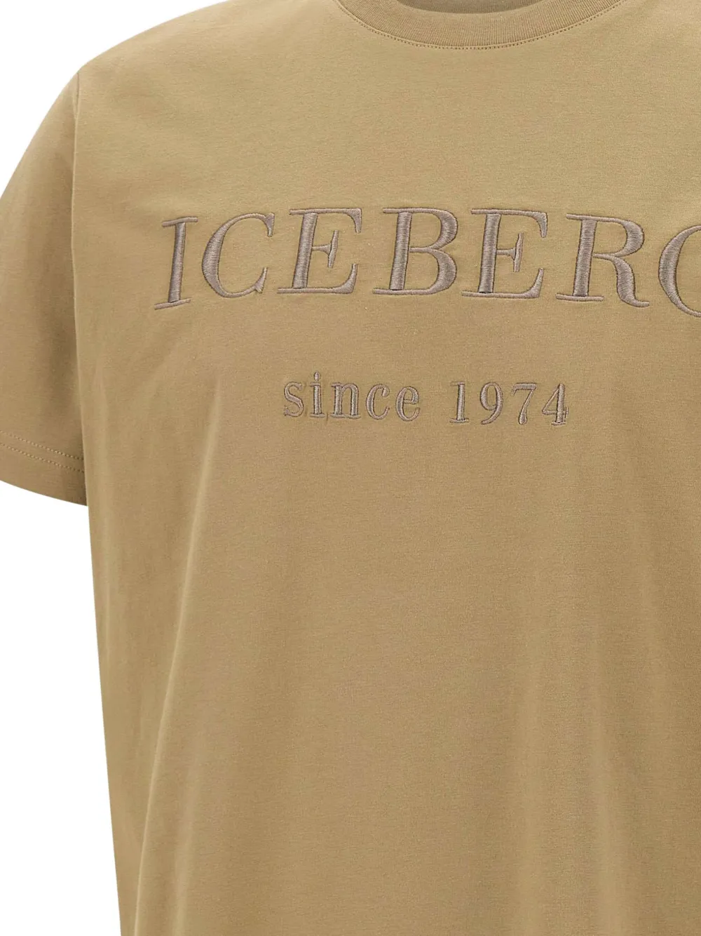 Iceberg Katoenen T-shirt Beige