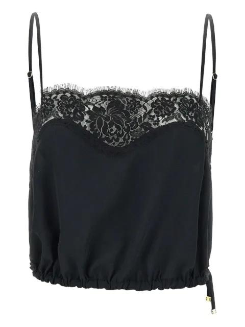 Elisabetta Franchi lace-detailing top