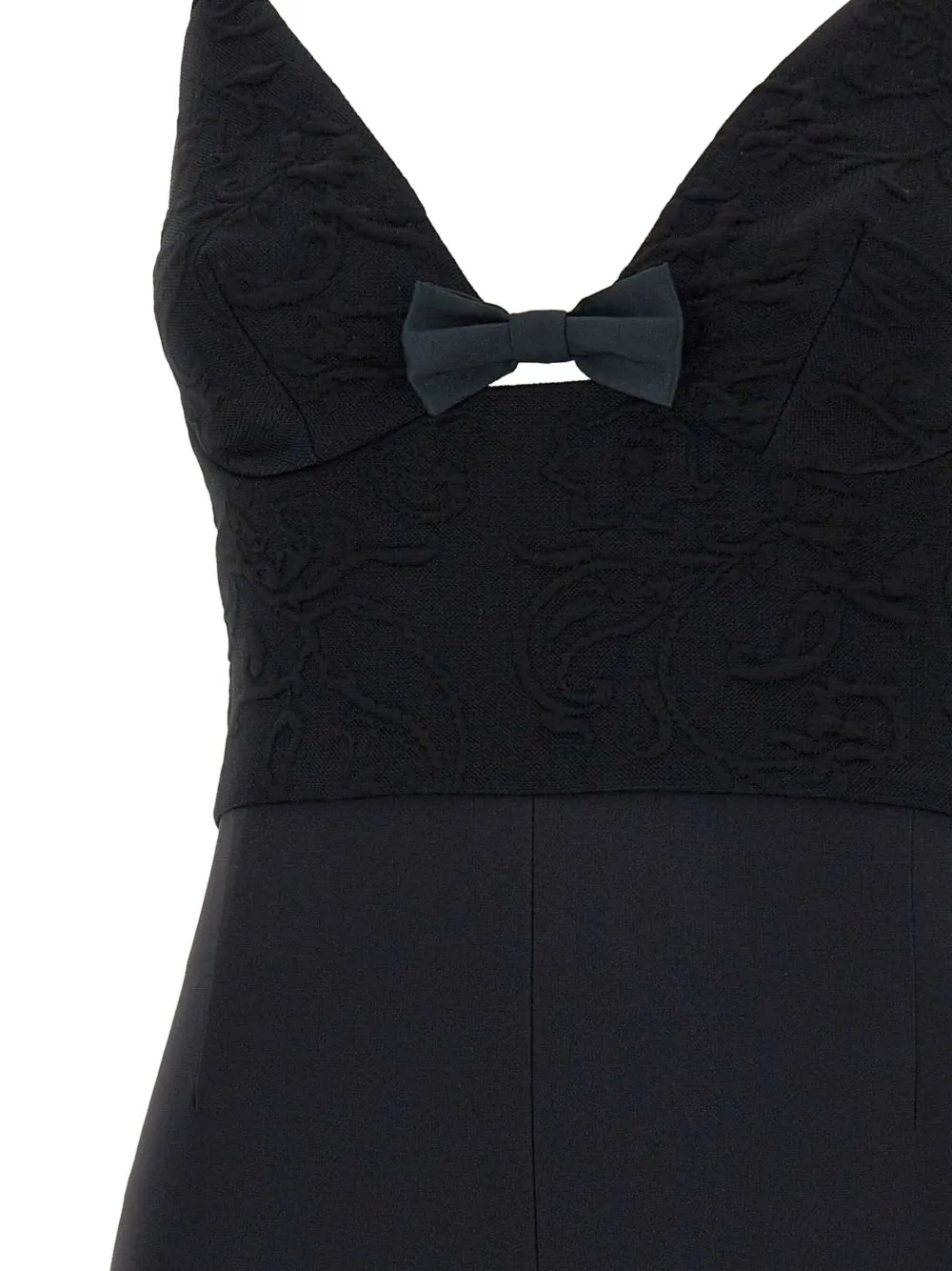 Elisabetta Franchi Stretch playsuit Zwart