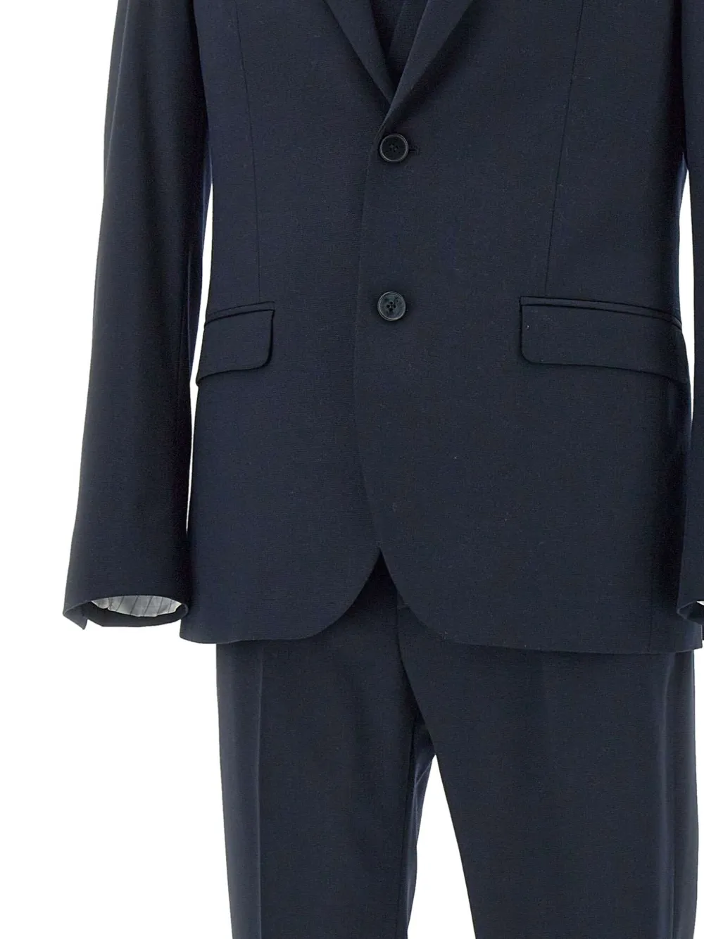 Manuel Ritz Pak met enkele rij knopen Blauw