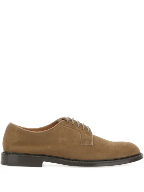 Doucal's zapatos derby de gamuza