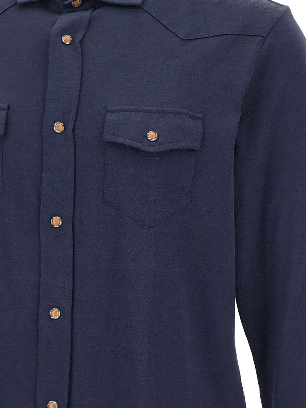 Eleventy Texas shirt Blauw
