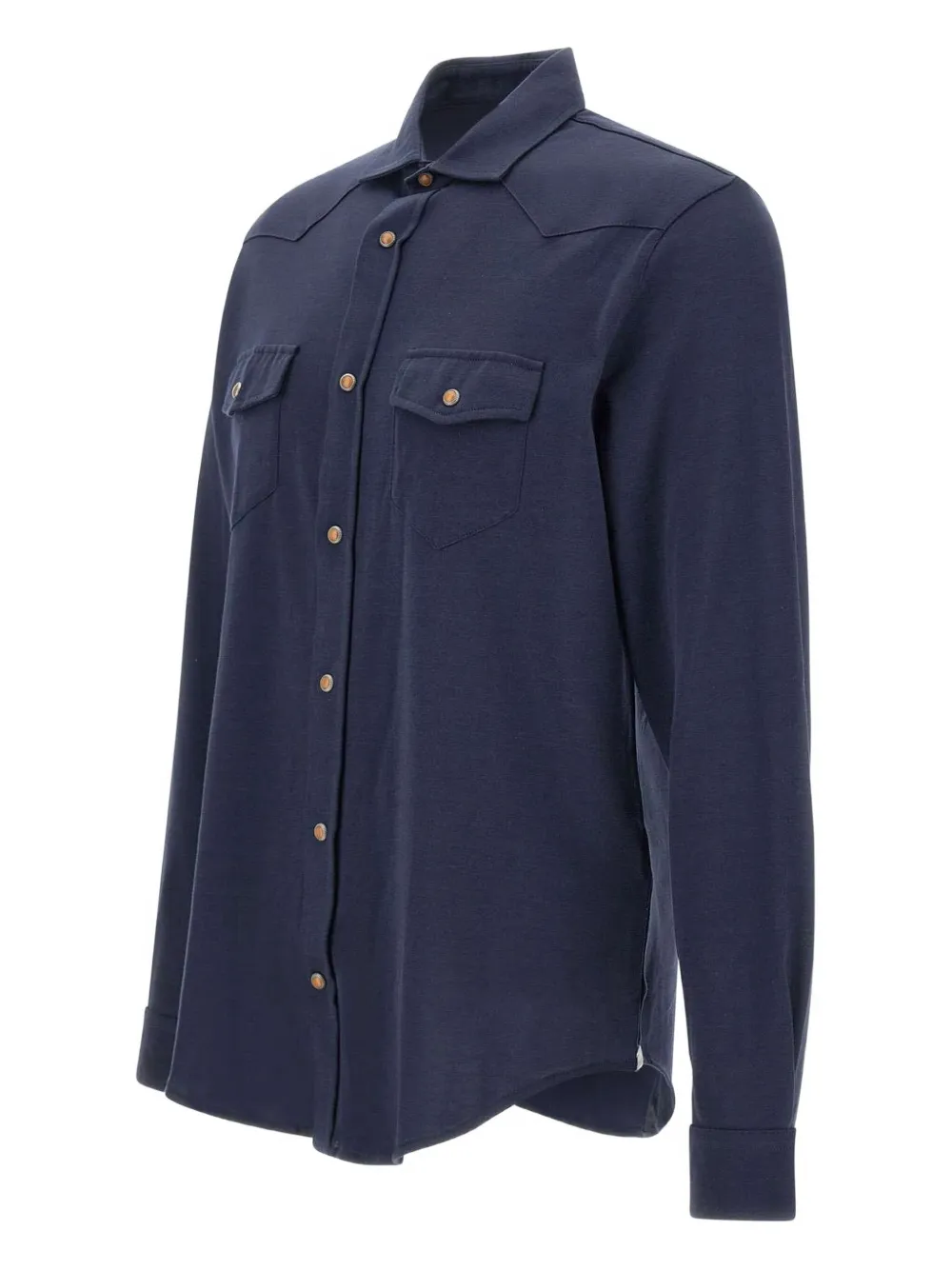 Eleventy Texas shirt Blauw