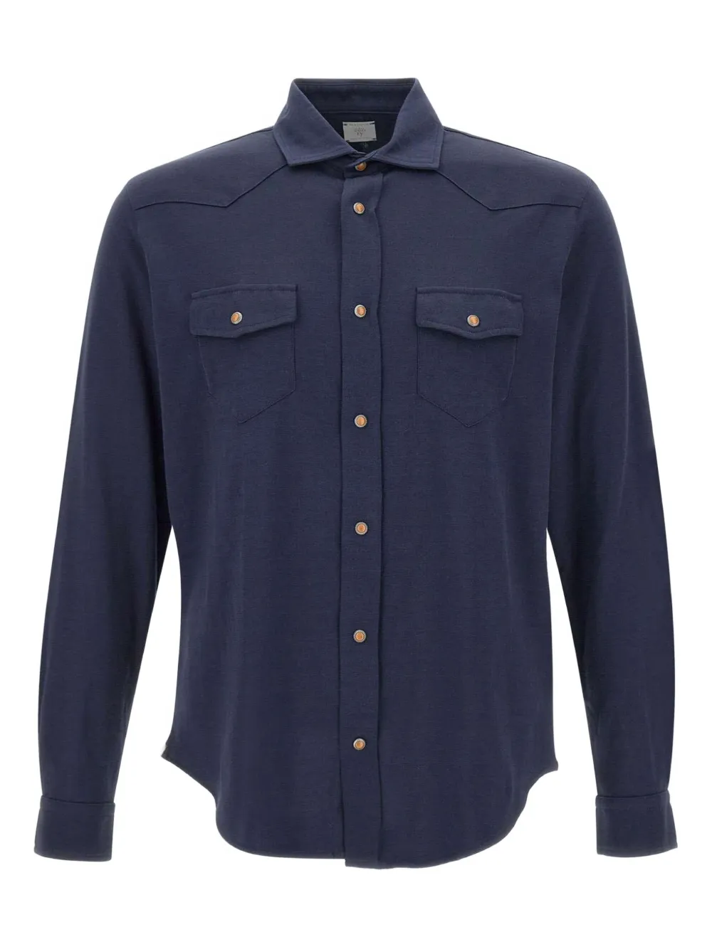 Eleventy Texas shirt Blauw
