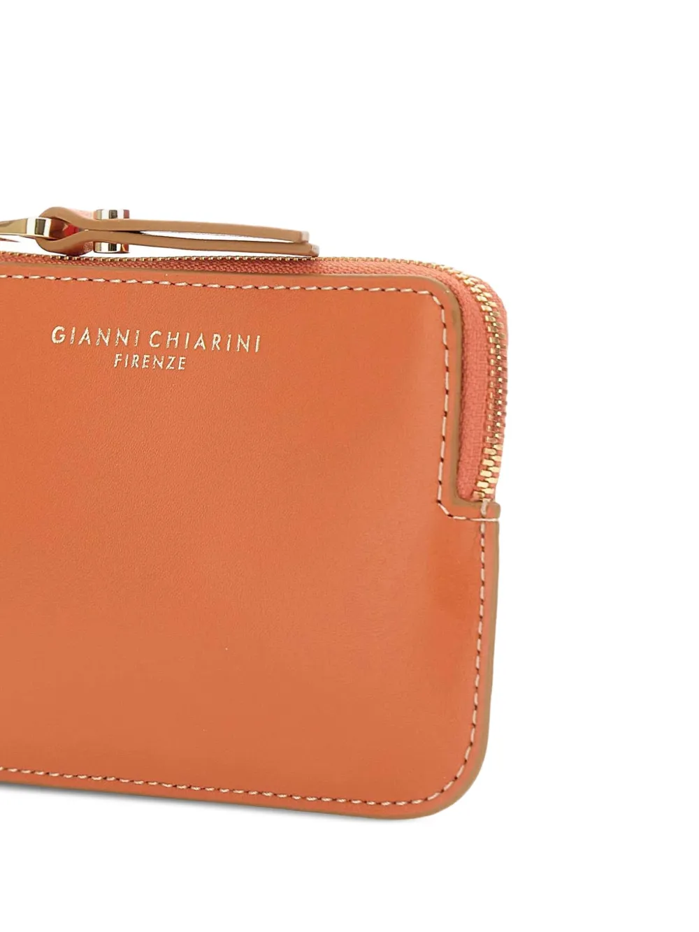 GIANNI CHIARINI Leren portemonnee Oranje