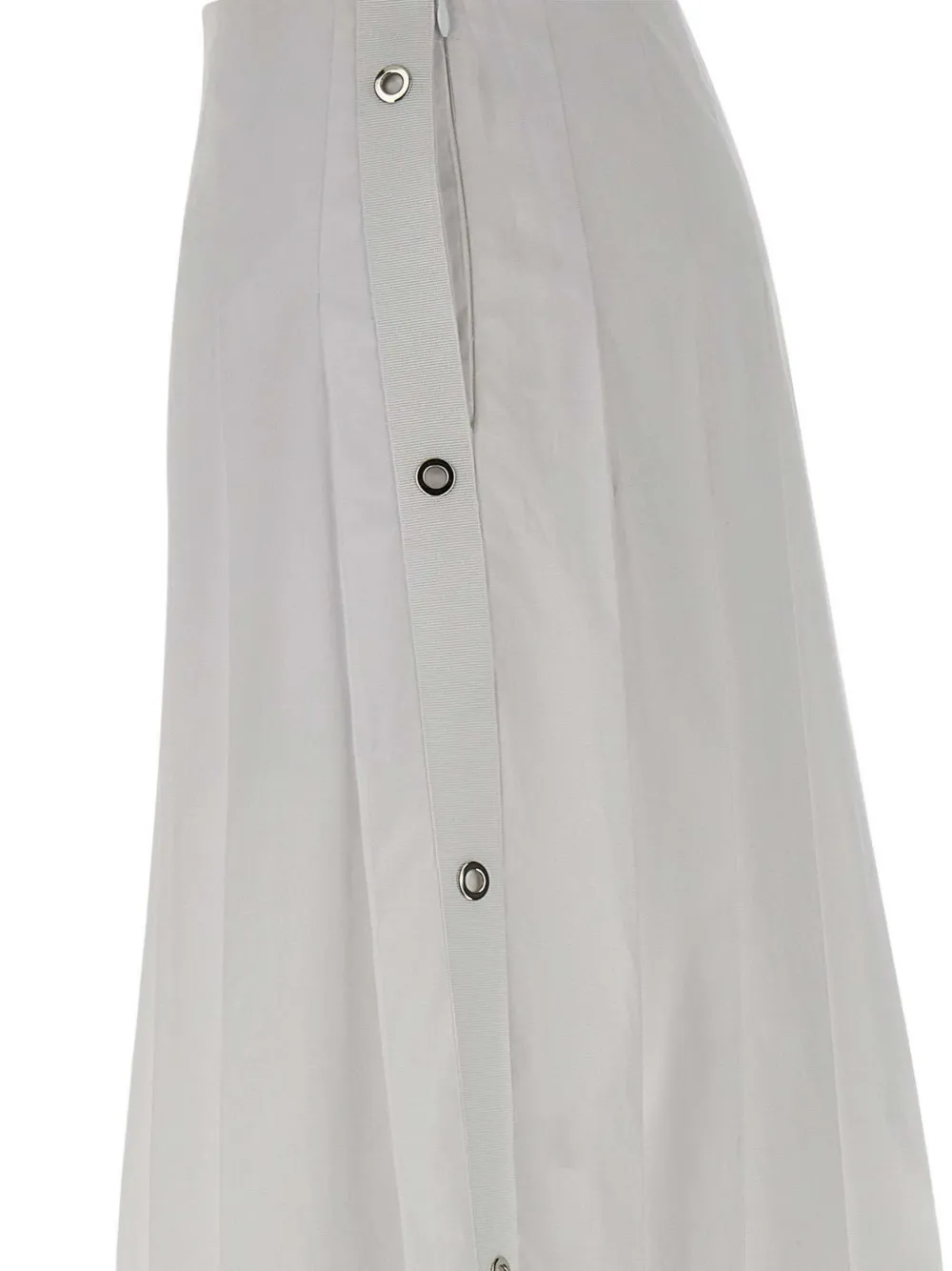 Shop Iceberg Cotton Pleated Skirt In White