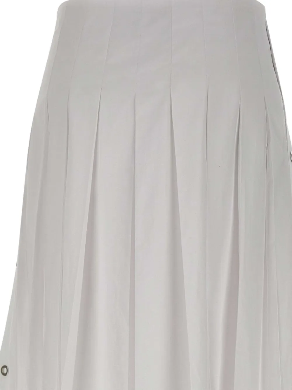 Shop Iceberg Cotton Pleated Skirt In White