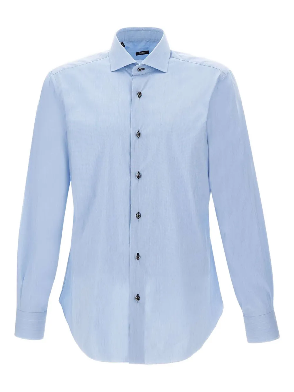 Barba Overhemd van katoenblend Blauw