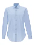 Barba cotton-blend shirt - Blue