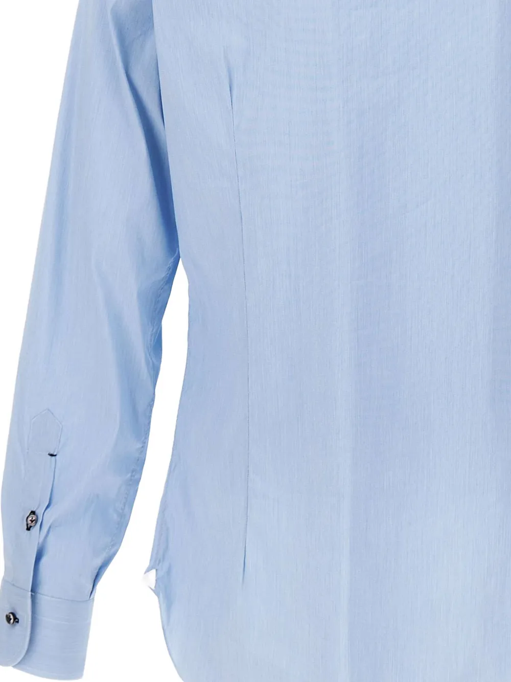 Barba Overhemd van katoenblend Blauw