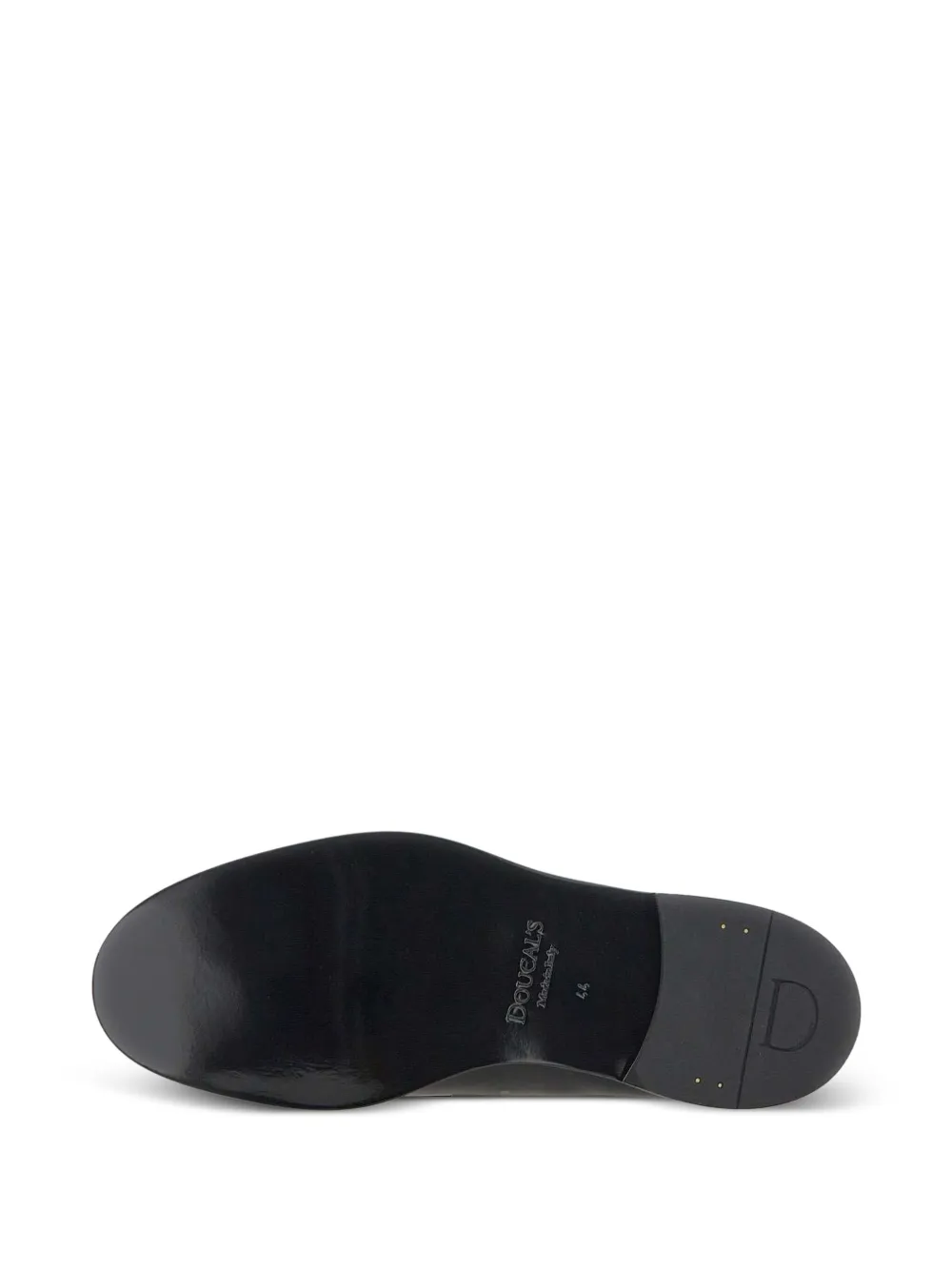 Doucal's leather lace-up shoes Blue