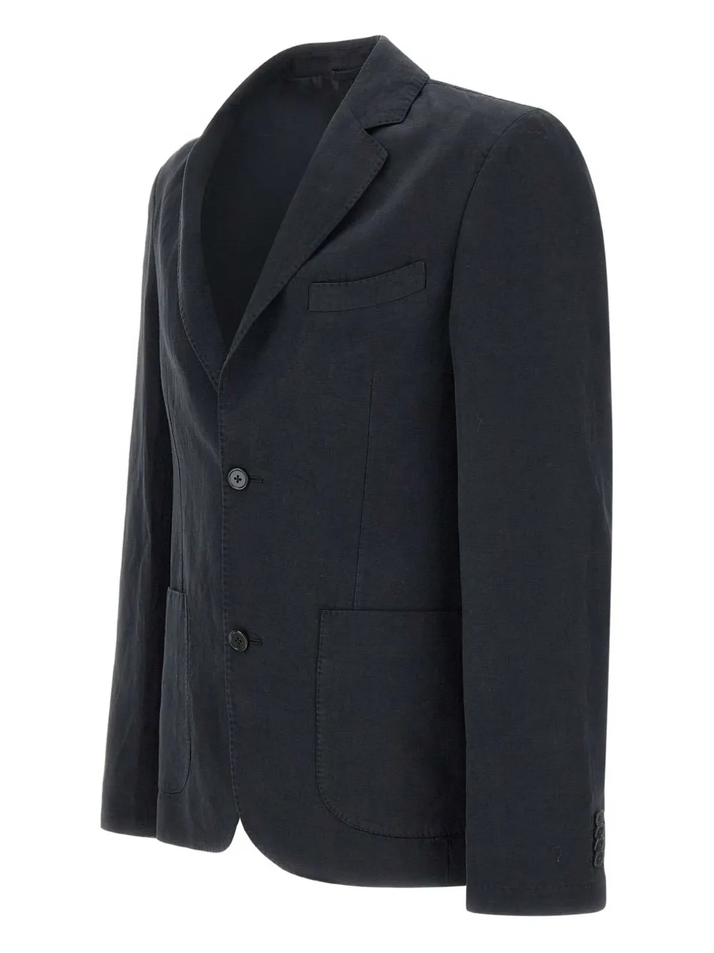 Shop Officine Generale Nehemiah Single-breasted Blazer In Black