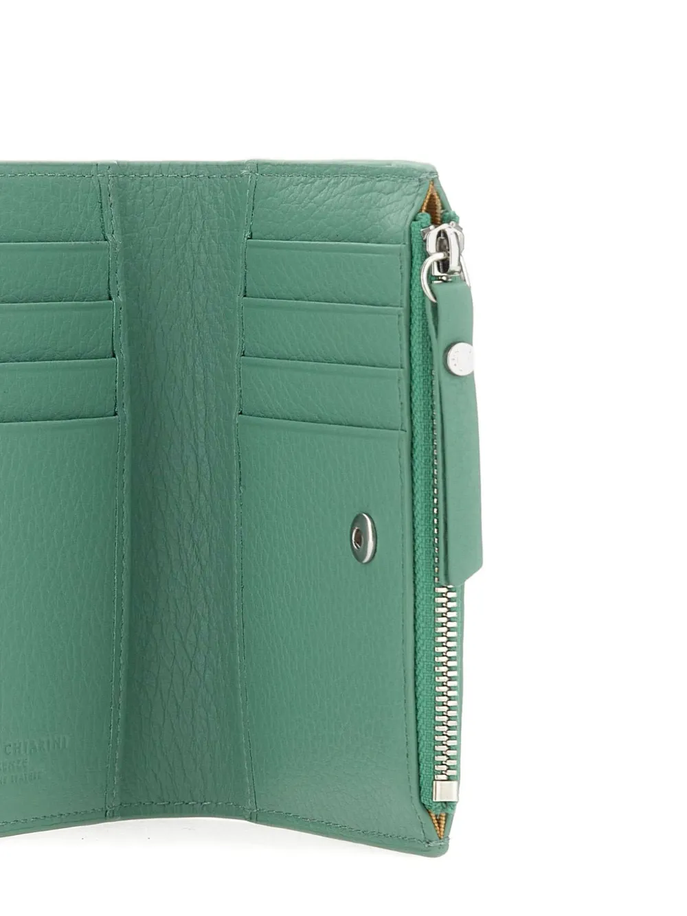 GIANNI CHIARINI Leren portemonnee Groen