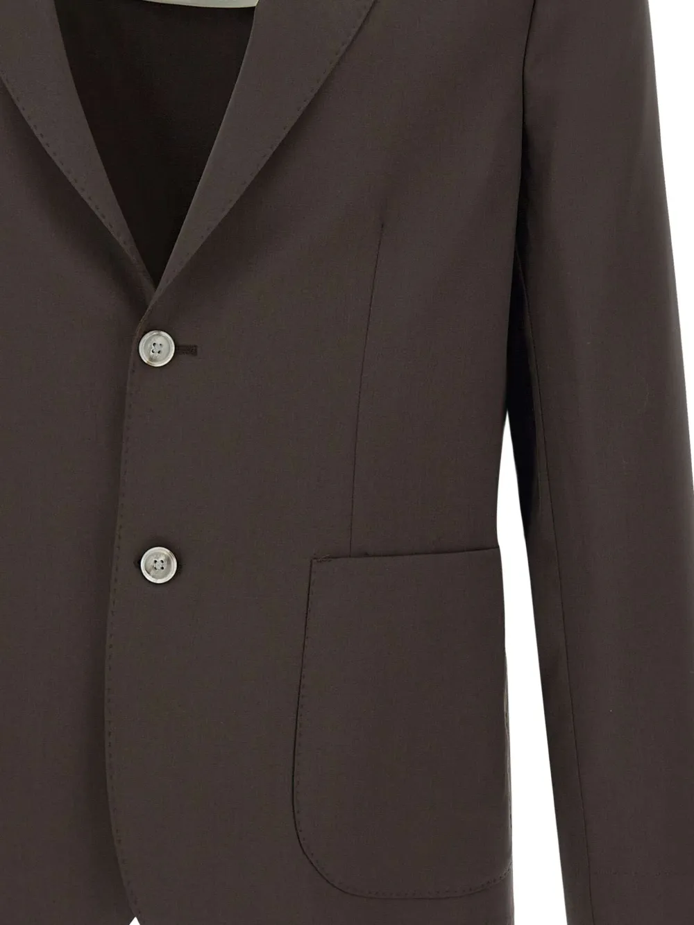 Barba Wollen blazer Bruin