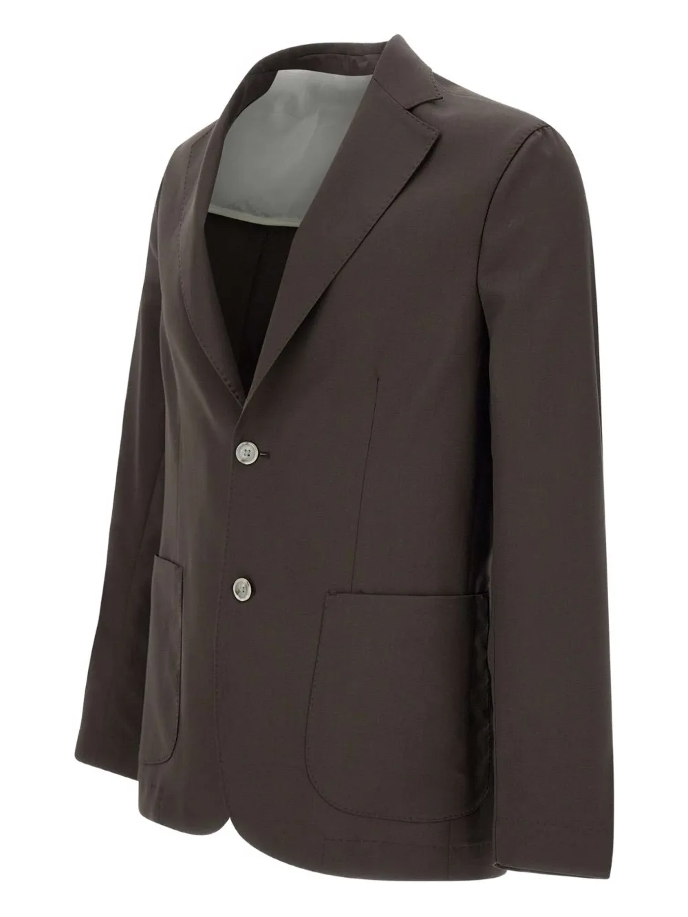 Barba Wollen blazer Bruin