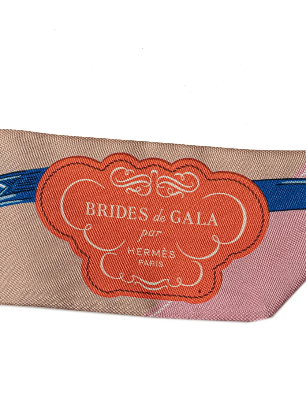 Hermès Pre-Owned mascada Twilly Brides De Gala de seda 2000-2020 | Image 2