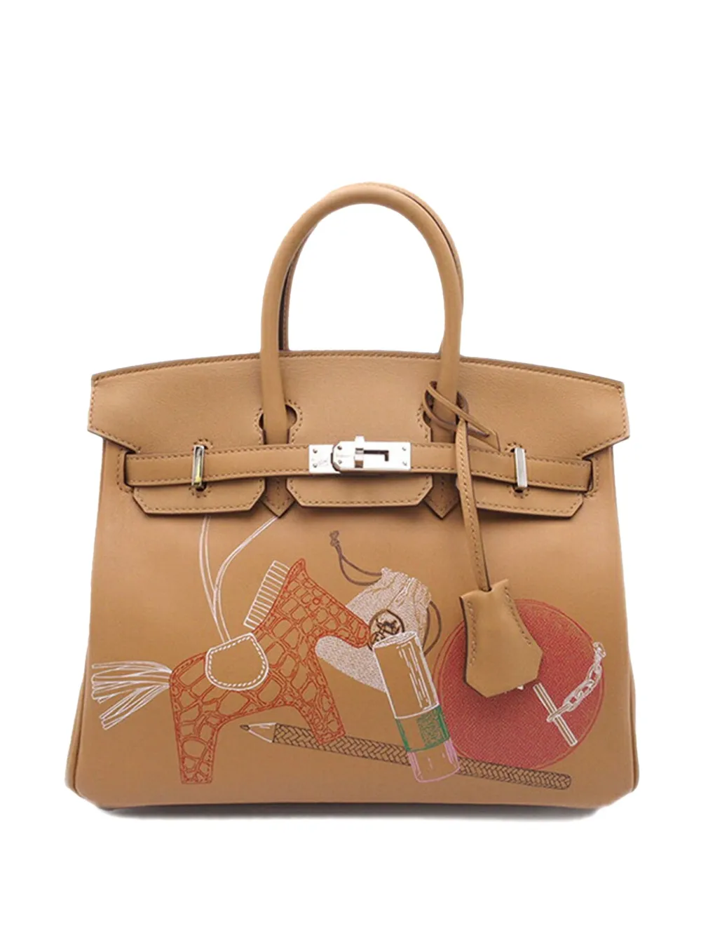 Hermès Pre-Owned 2021 Swift In And Out Birkin Retourne 25 handbag | Brown | Image 1