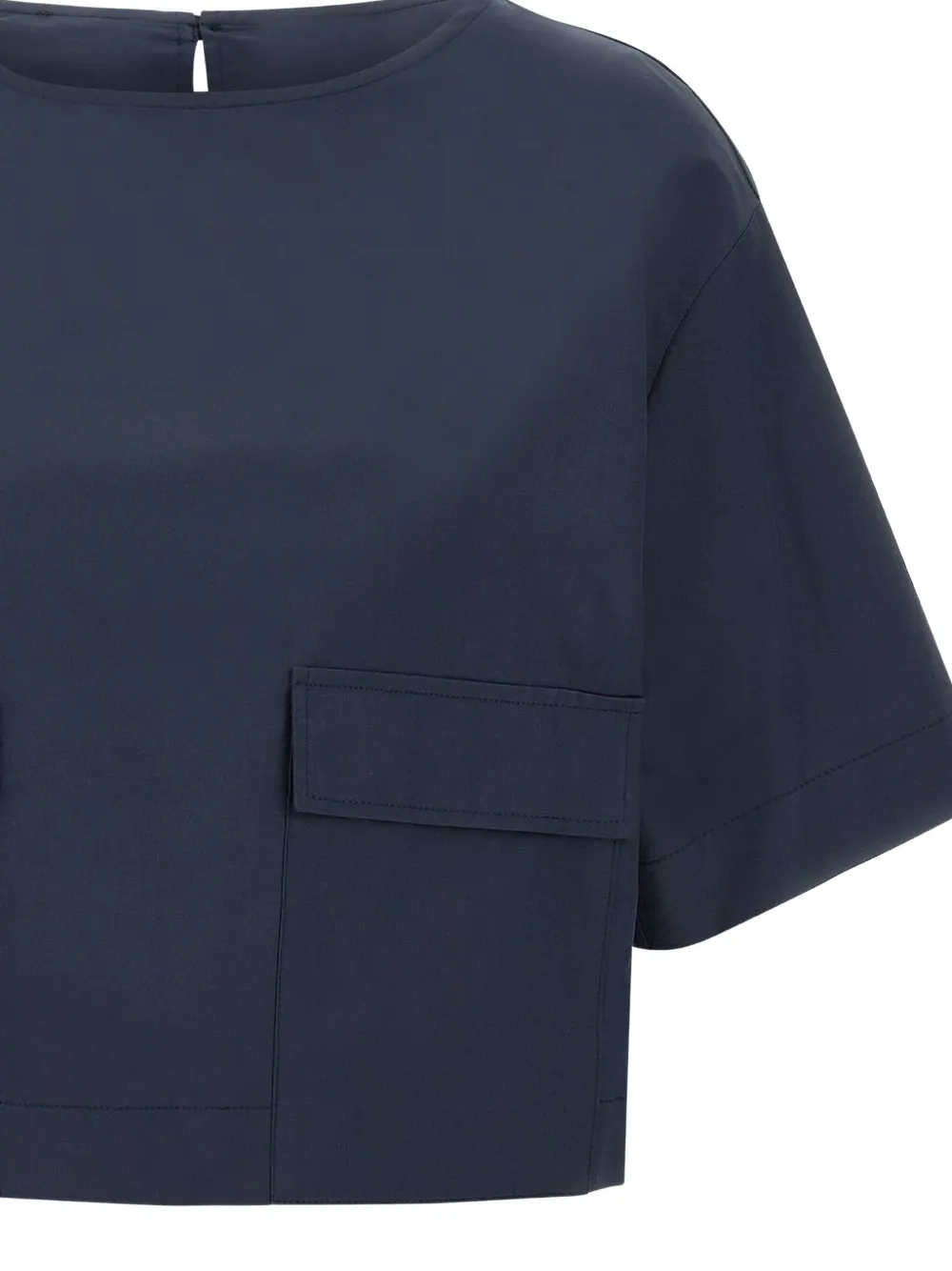 kaos Katoenen shirt Blauw