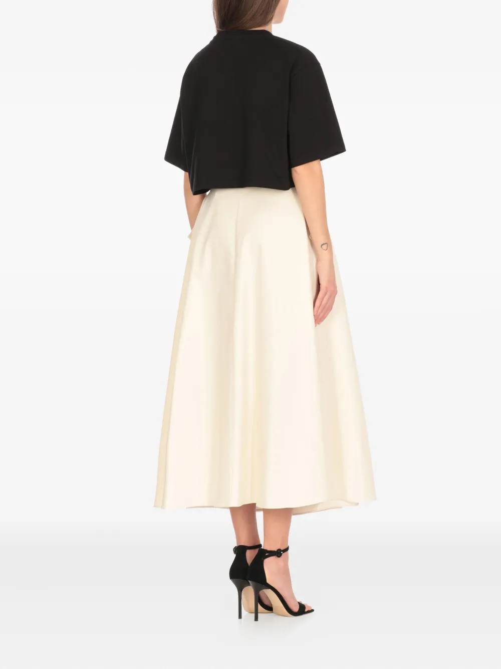 MSGM T-shirt met logoprint Zwart