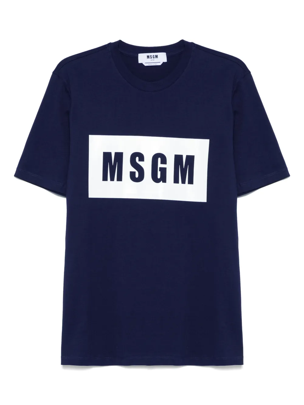 MSGM logo-print T-shirt | Blue | Image 1