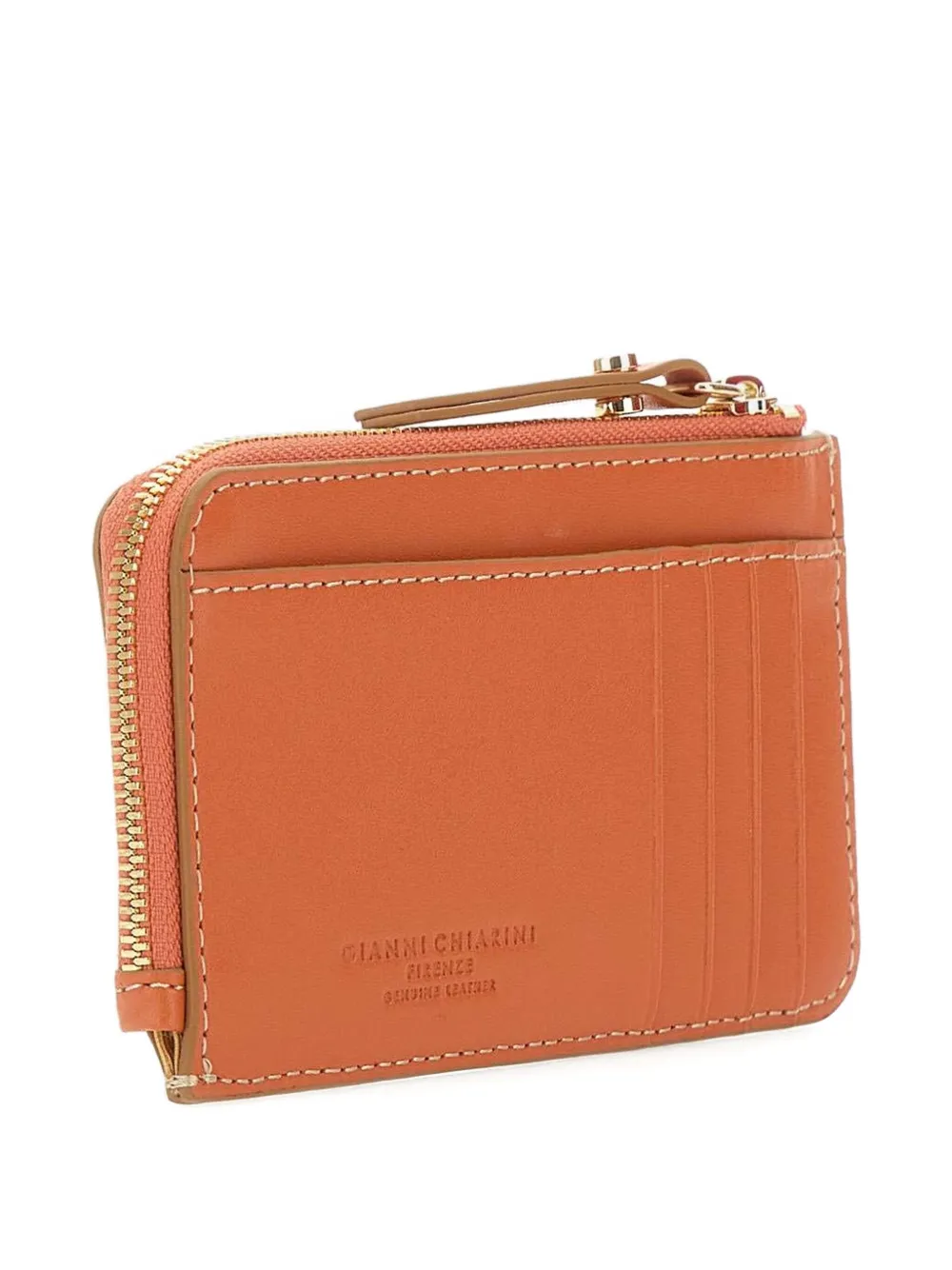 GIANNI CHIARINI Leren portemonnee Oranje