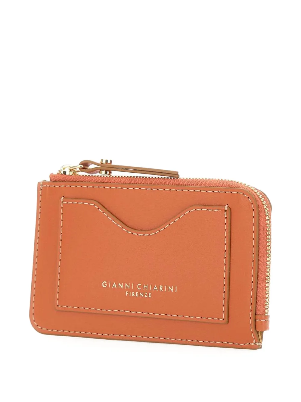 GIANNI CHIARINI Leren portemonnee Oranje