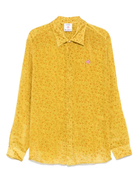 Casablanca chemise à fleurs