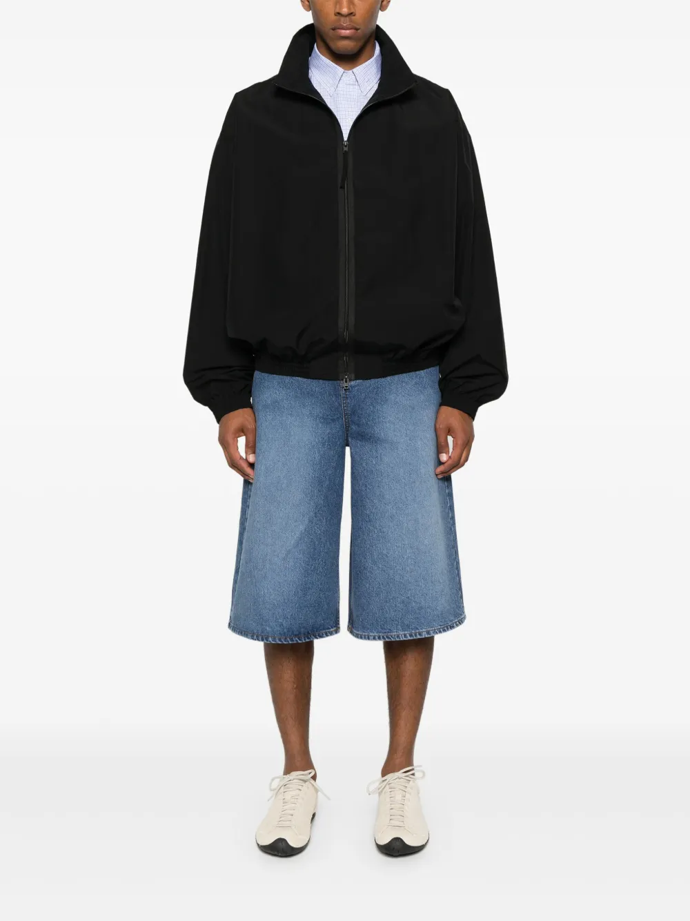 Ader Error 로고 패치 데님 쇼츠 | 미디 쇼츠 | Image 2