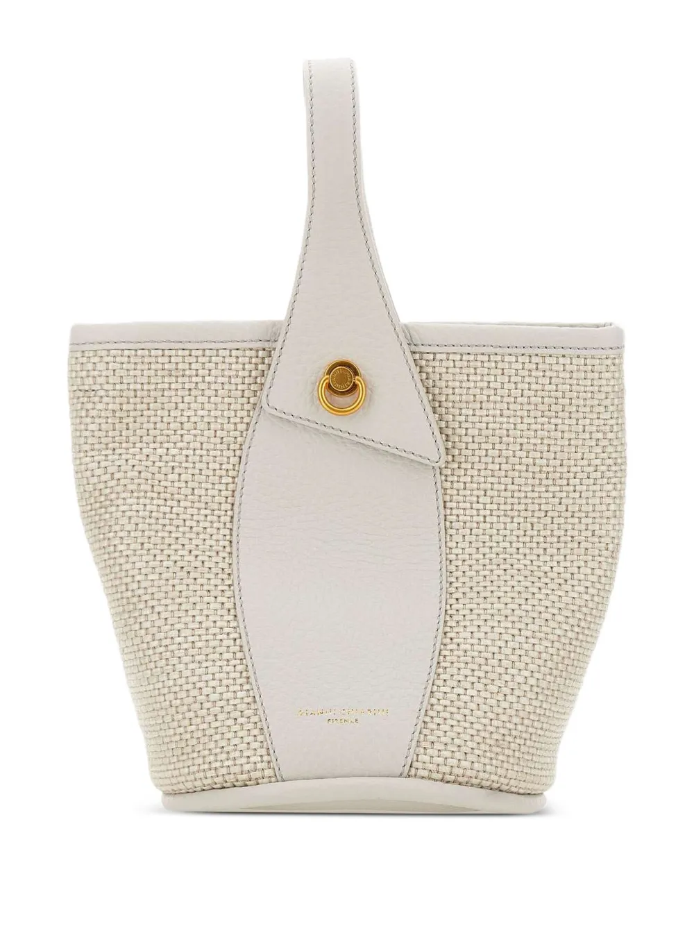 GIANNI CHIARINI Ester バケットバッグ - ホワイト GIANNI CHIARINI Ester バケットバッグ - ホワイト