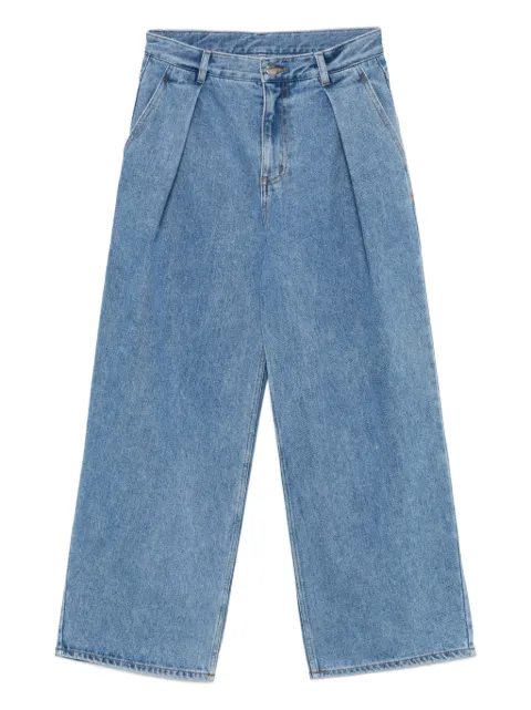 Ader Error logo-patch jeans
