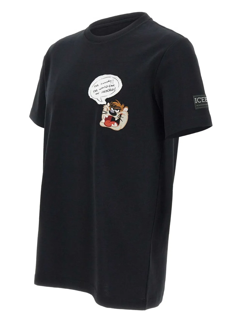 Iceberg T-shirt met logopatch Zwart