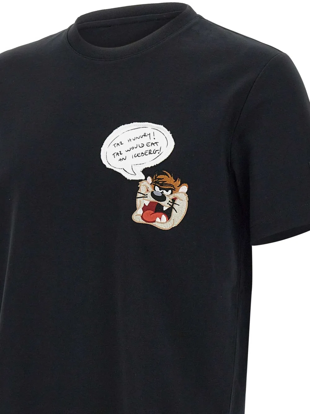 Iceberg T-shirt met logopatch Zwart