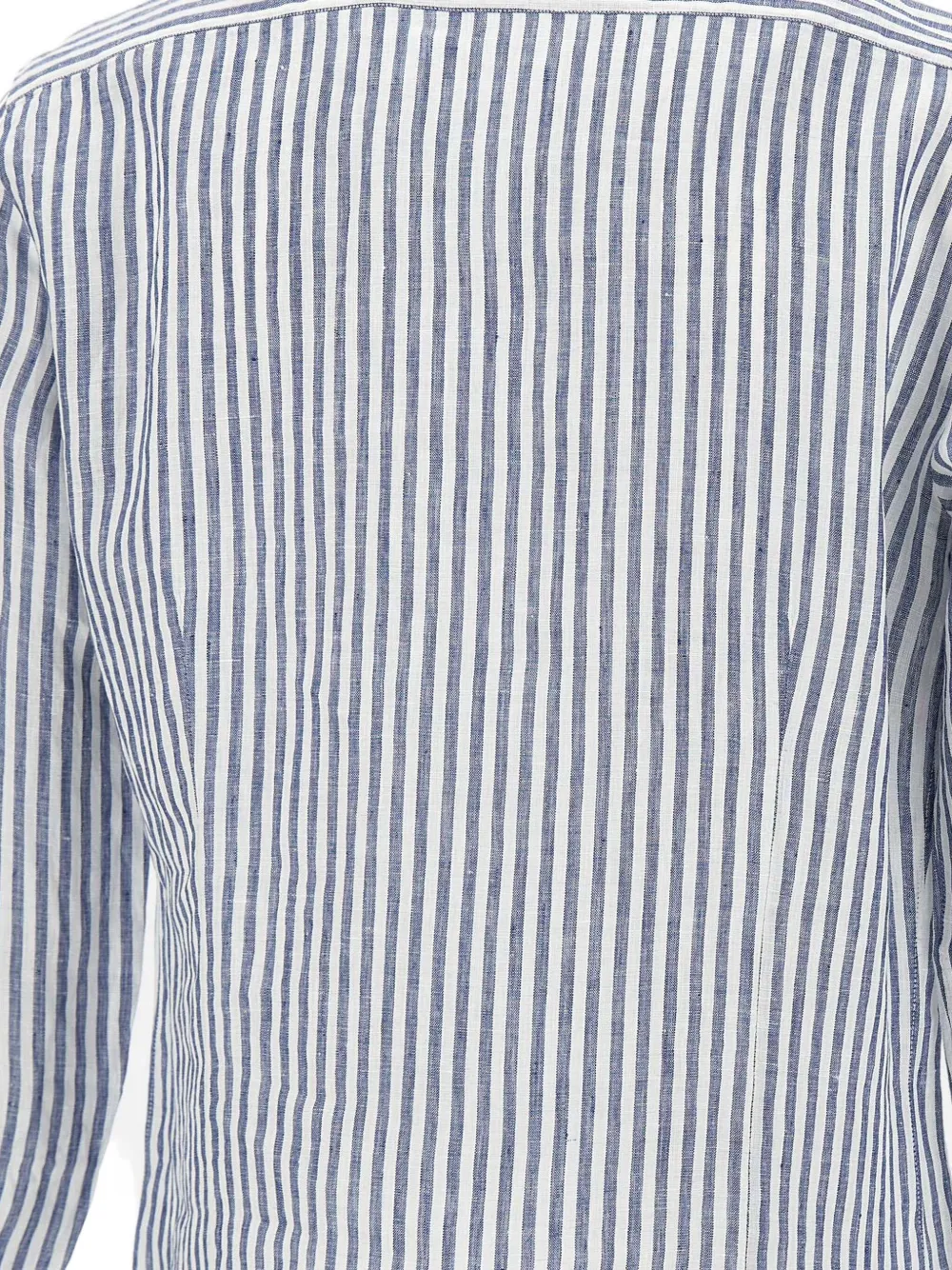 Barba Gestreept overhemd Blauw