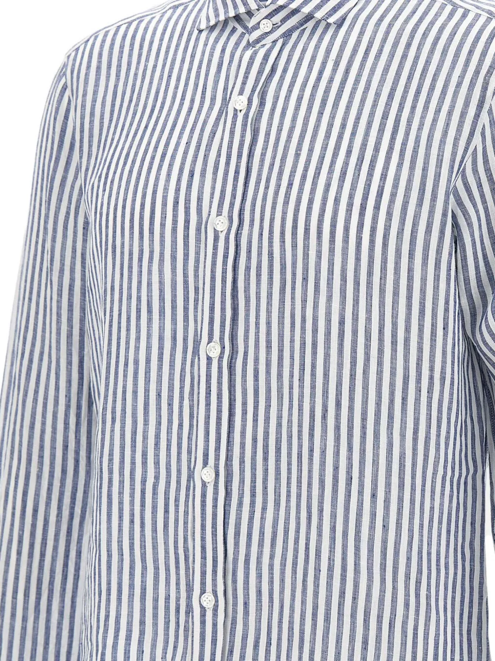 Barba Gestreept overhemd Blauw