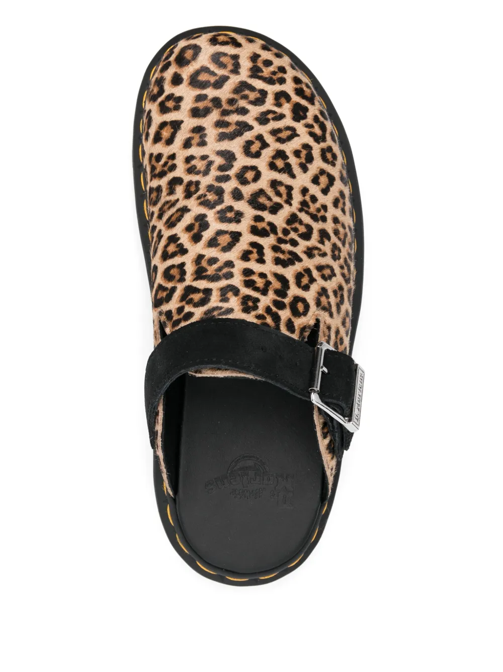 Dr. Martens Muiltjes met zigzag-patroon Bruin