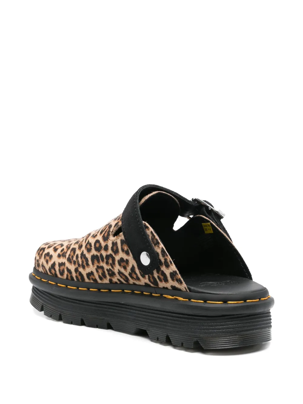 Dr. Martens Muiltjes met zigzag-patroon Bruin