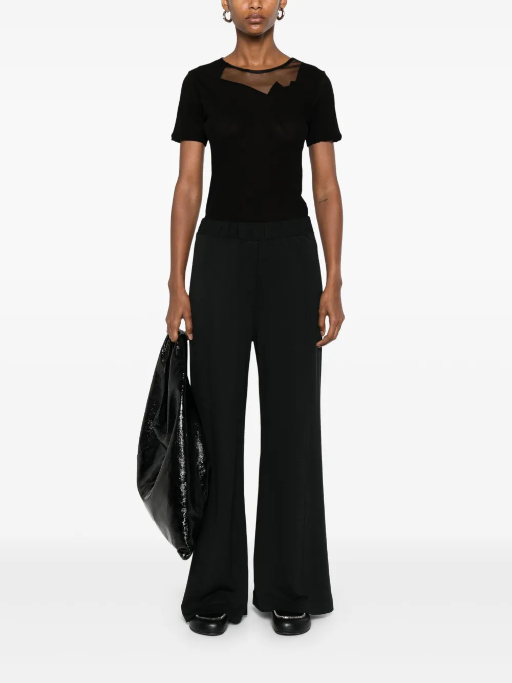 Transit elasticated waist trousers - Zwart