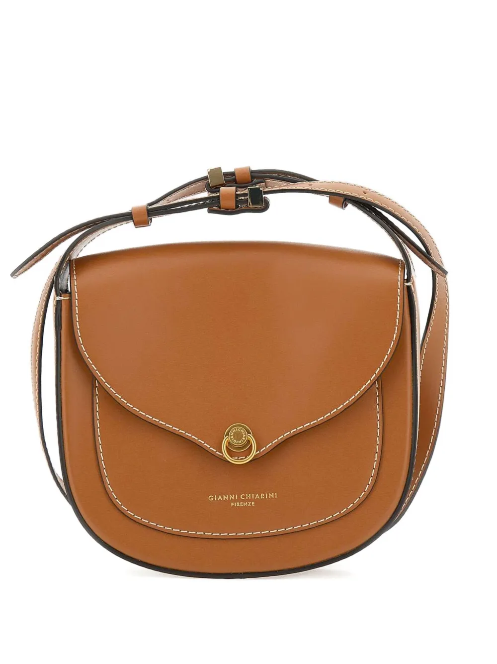 GIANNI CHIARINI Isa ショルダーバッグ - ブラウン GIANNI CHIARINI Isa ショルダーバッグ - ブラウン