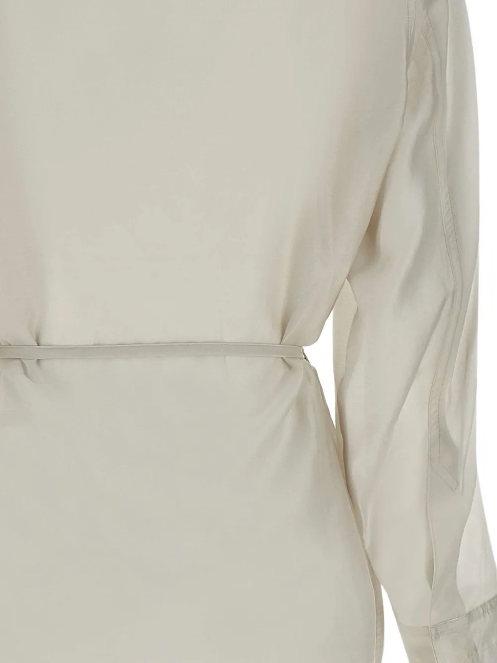 Low Classic Blouse met lange mouwen Beige