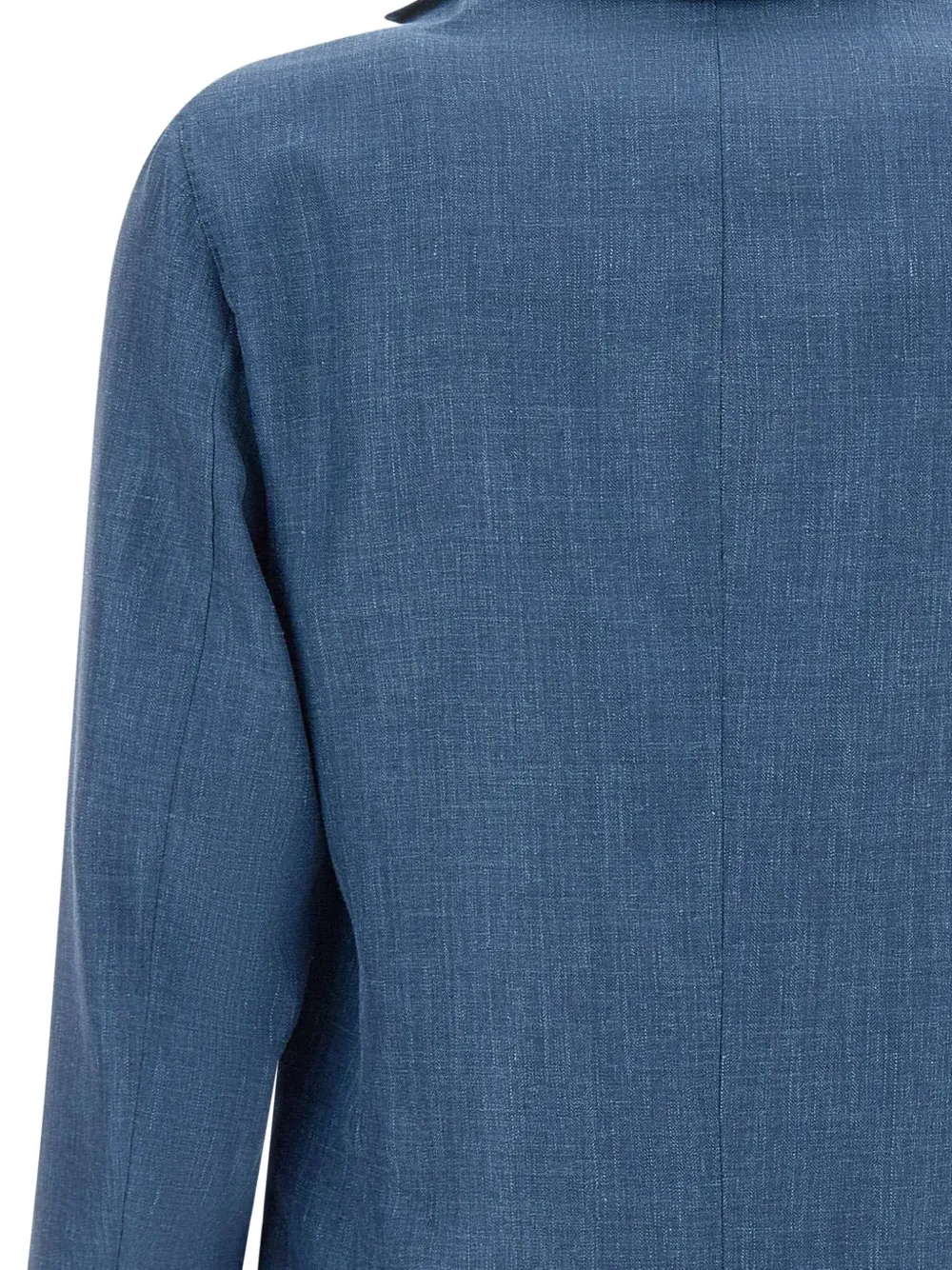 Barba Blazer met enkele rij knopen Blauw