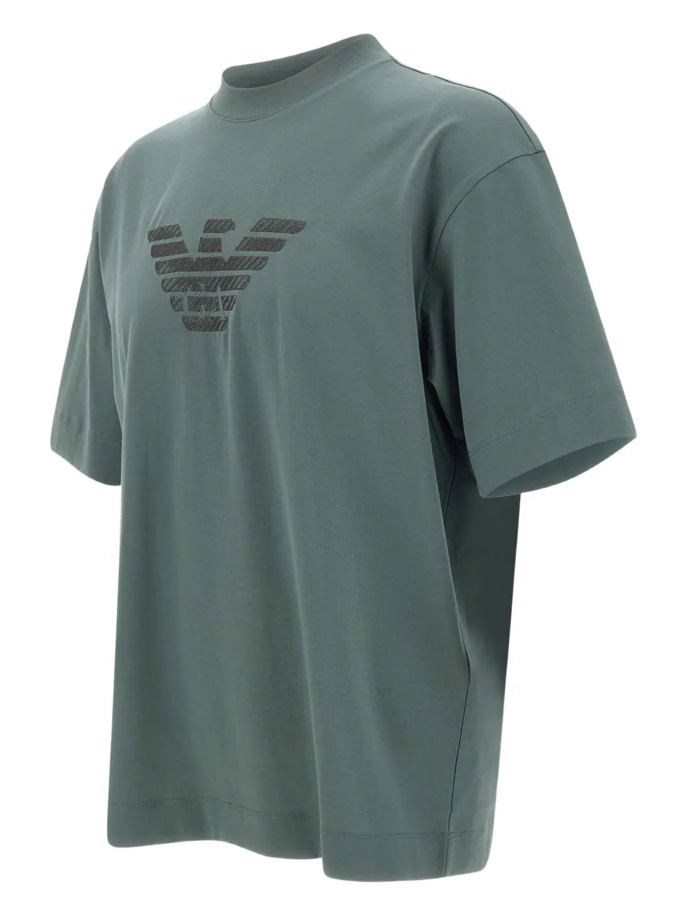 Emporio Armani Katoenen T-shirt - Groen