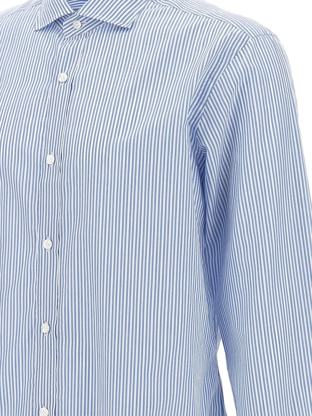 Barba Gestreept overhemd Blauw