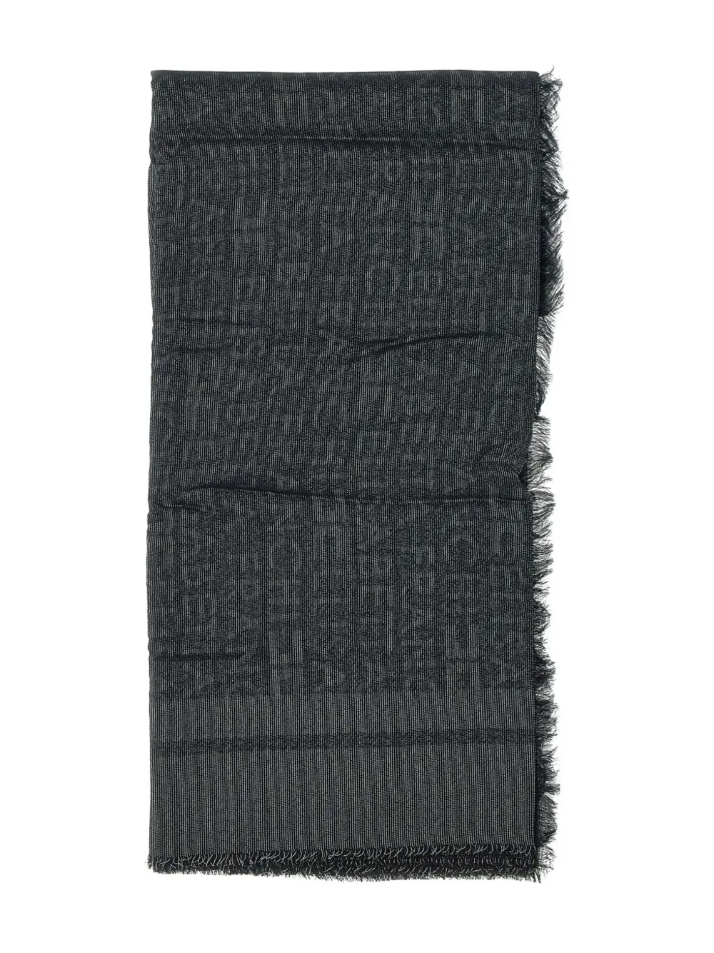 Elisabetta Franchi Sjaal met logo Zwart