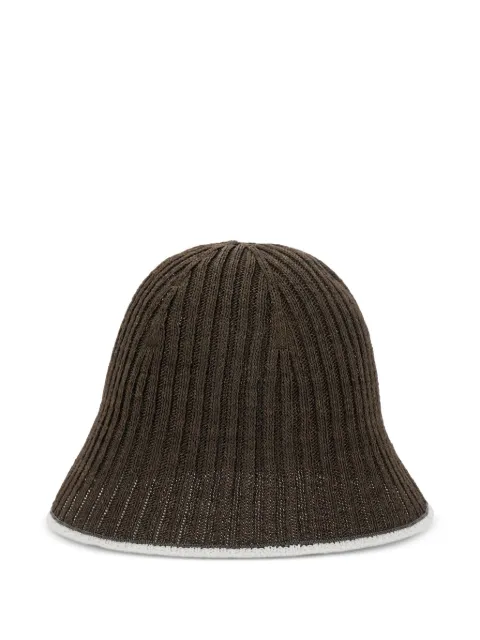 Brunello Cucinelli ribbed-knit bucket hat