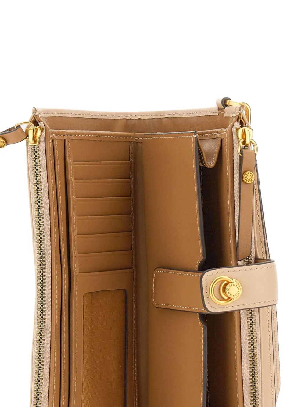 GIANNI CHIARINI Leren portemonnee Beige