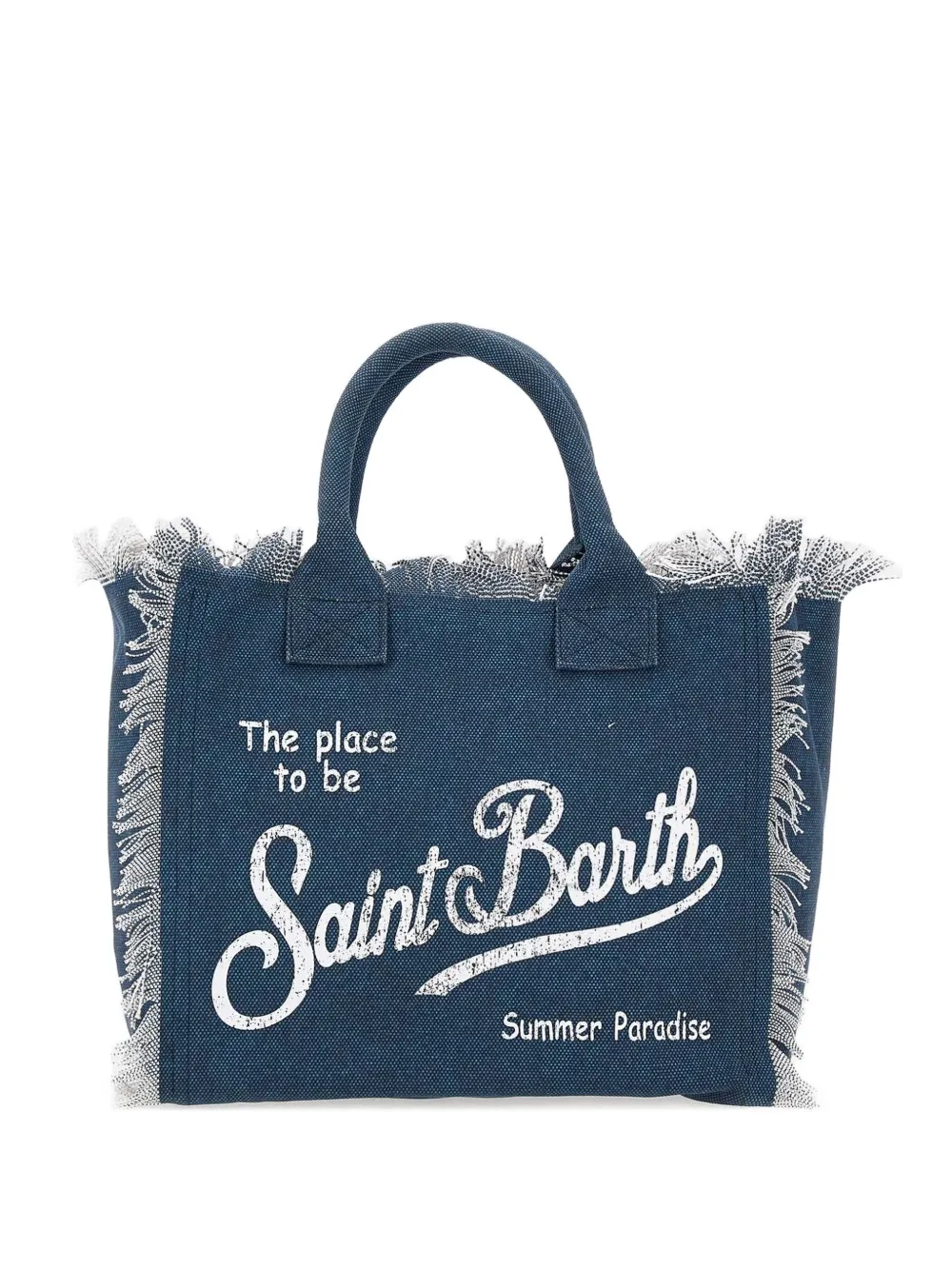 MC2 Saint Barth Vanity Summer Paradise ハンドバッグ - ブルー MC2 Saint Barth Vanity Summer Paradise ハンドバッグ - ブルー