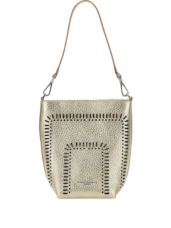 GIANNI CHIARINI Vanessa ハンドバッグ | ゴールドトーン | FARFETCH JP