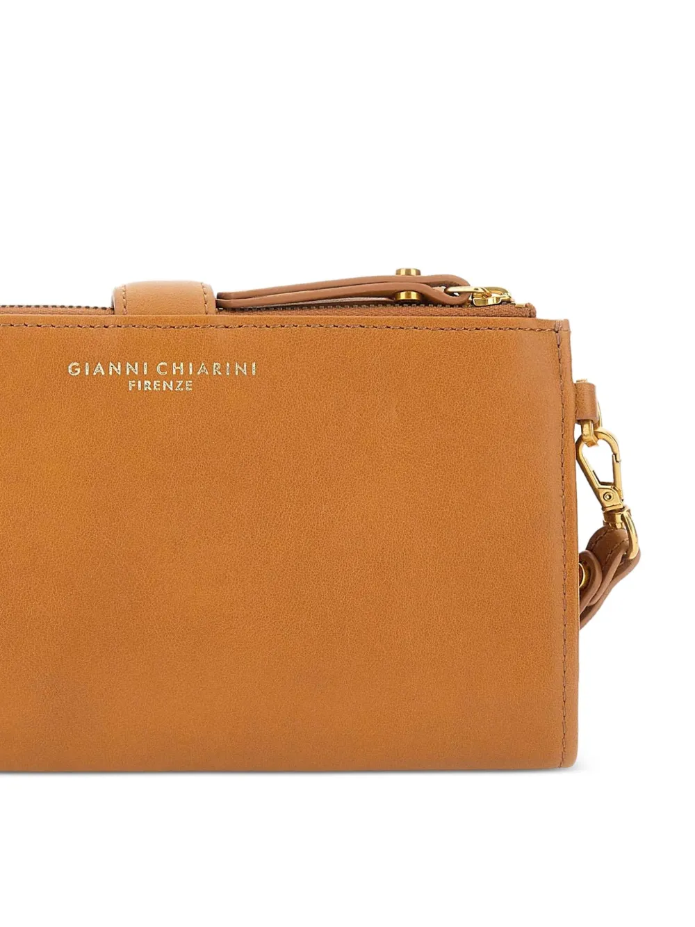 GIANNI CHIARINI Leren portemonnee Bruin