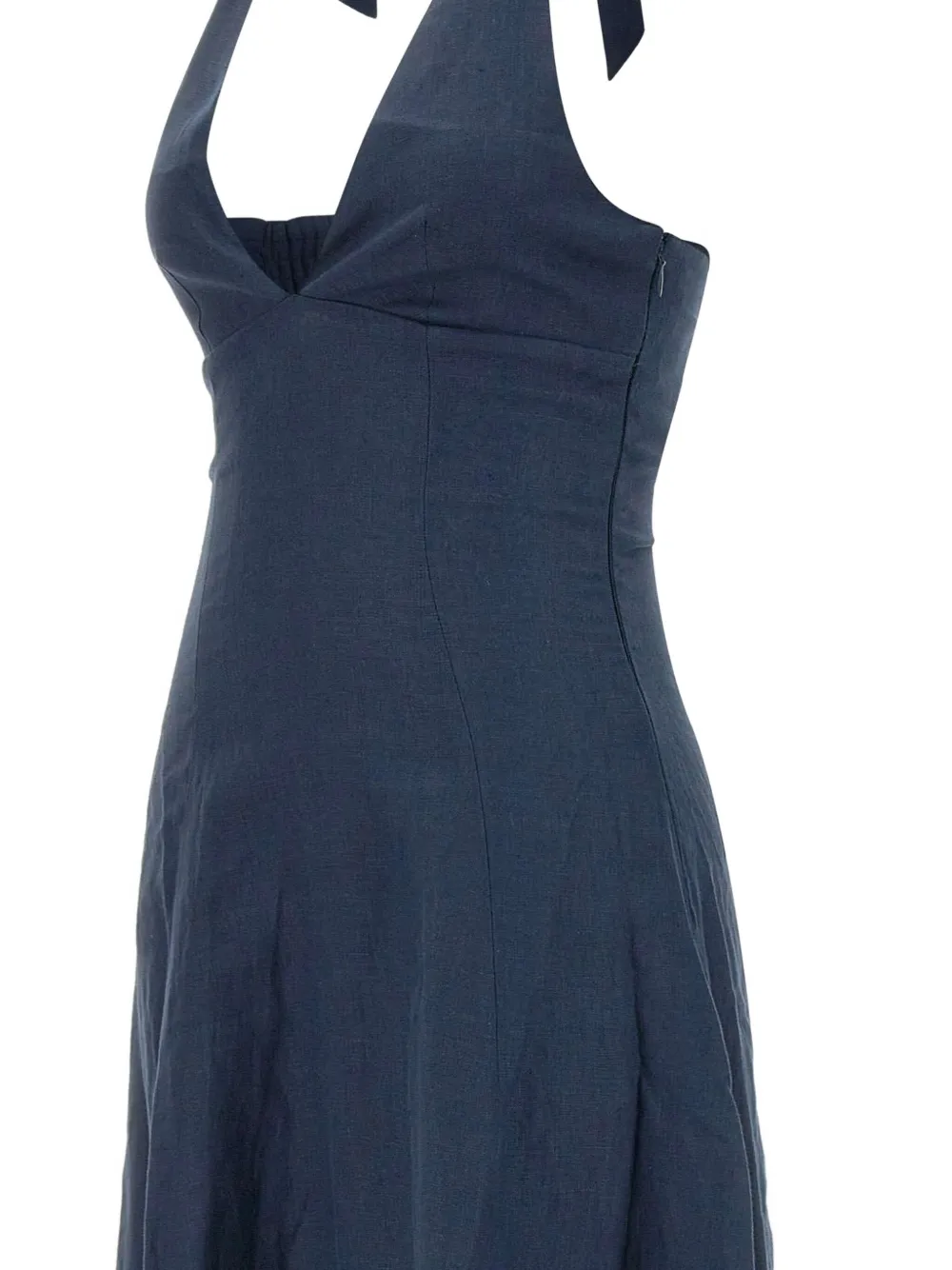 Faithfull the Brand Marais linnen jurk Blauw