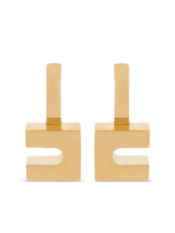 イヤリング ELISABETTA FRANCHI LOGO EARRINGS Elisabetta Franchi Earrings with logo rhinestones | OR36K41E2346
